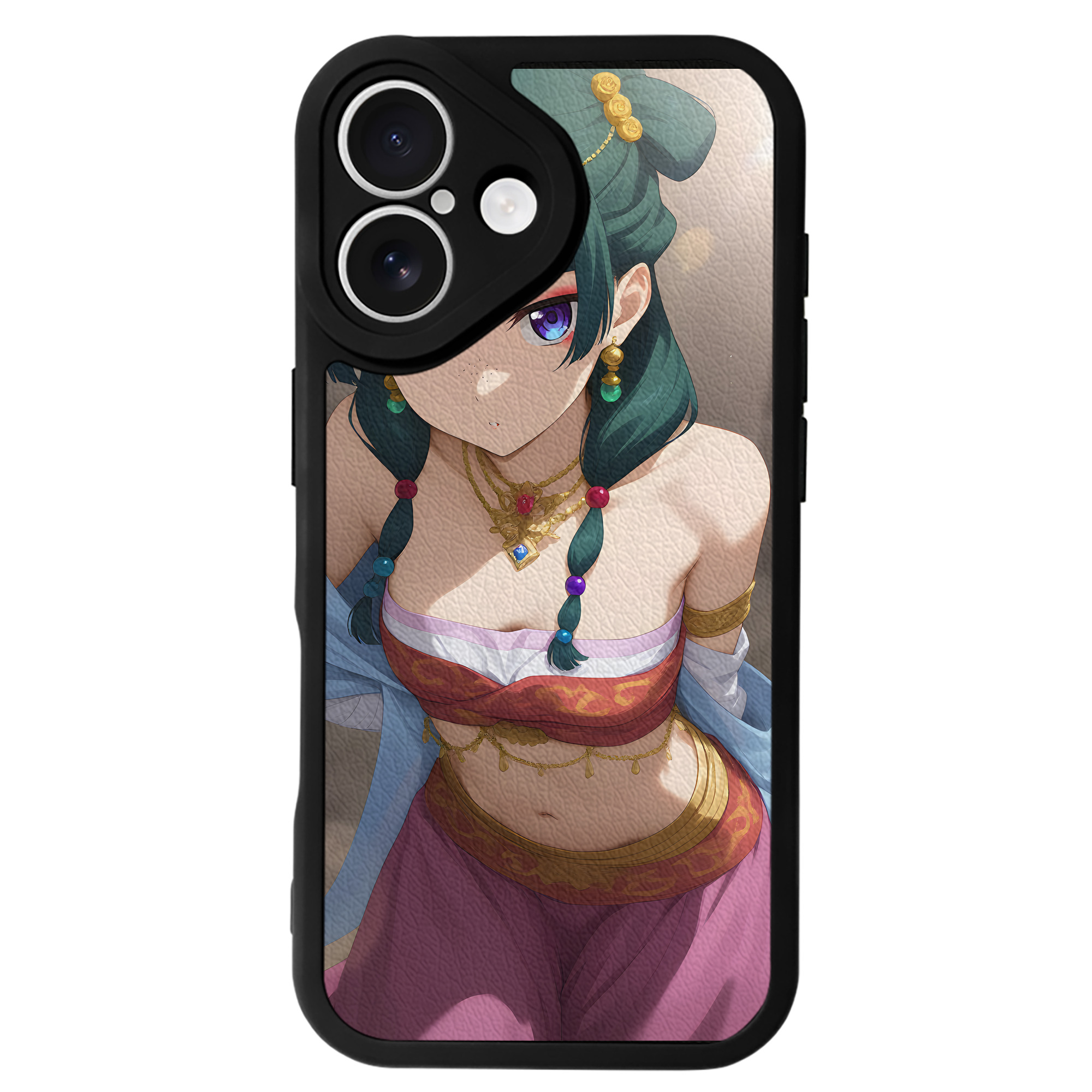 （画像用） 薬屋のひとりごと The Apothecary Diaries 【iPhone 16シリーズ対応】シリコンスマホケース（レザー調） 材質：シリコン